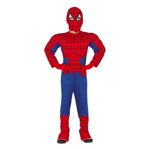 Costume spiderman con muscoli - con,